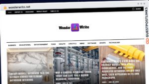 Publish Guest Post on wonderwrite.net