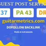 Buy Guest Post on guitarmetrics.com