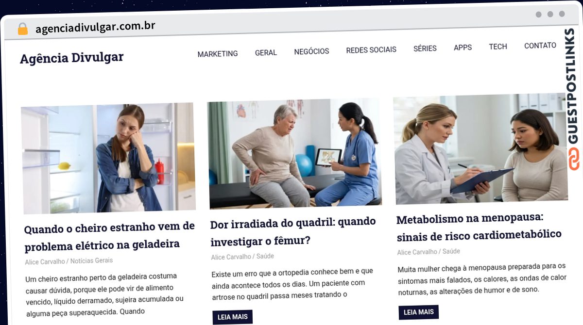Publish Guest Post on agenciadivulgar.com.br