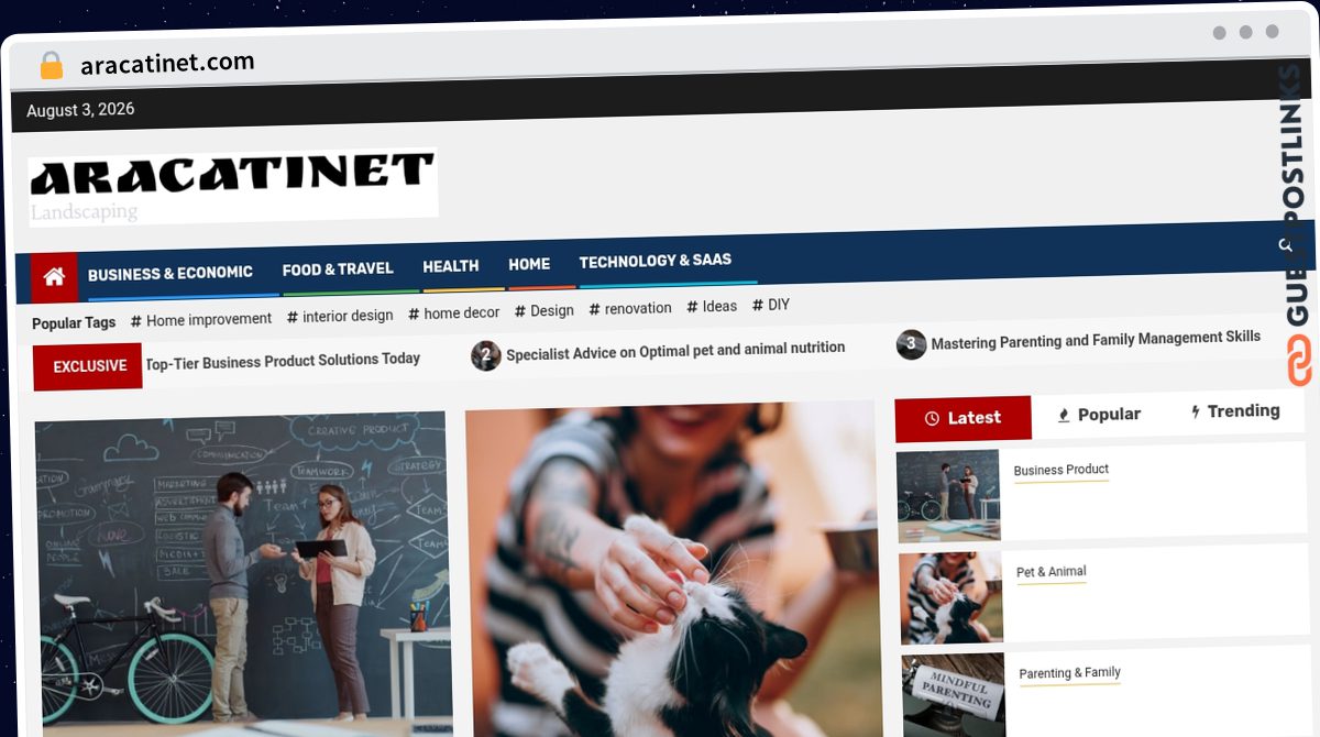 Publish Guest Post on aracatinet.com