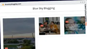 Publish Guest Post on blueskyblogging.com