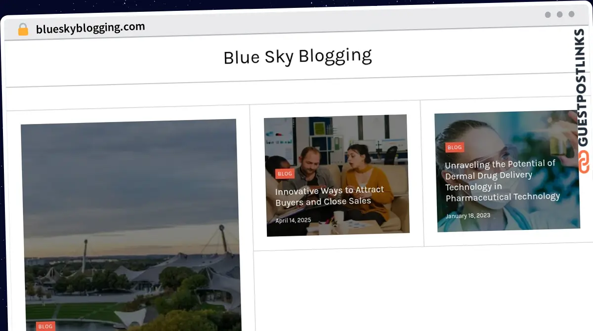 Publish Guest Post on blueskyblogging.com