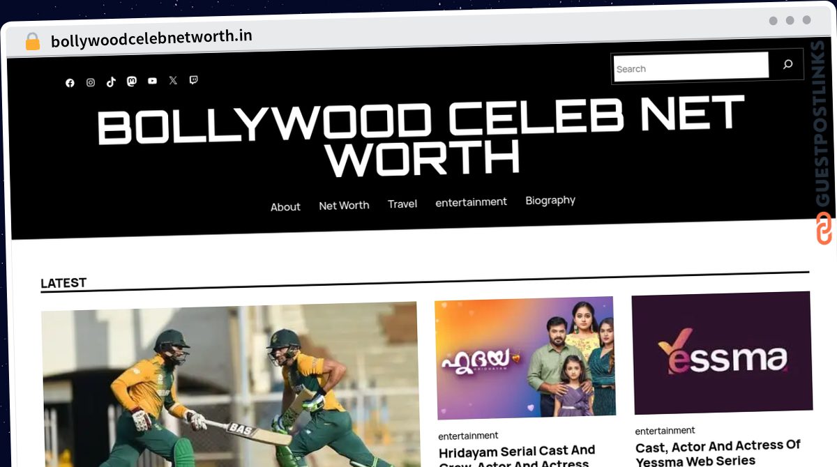 Publish Guest Post on bollywoodcelebnetworth.in