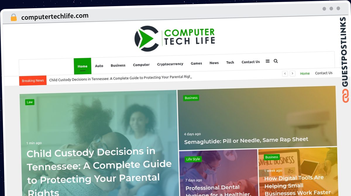 Publish Guest Post on computertechlife.com