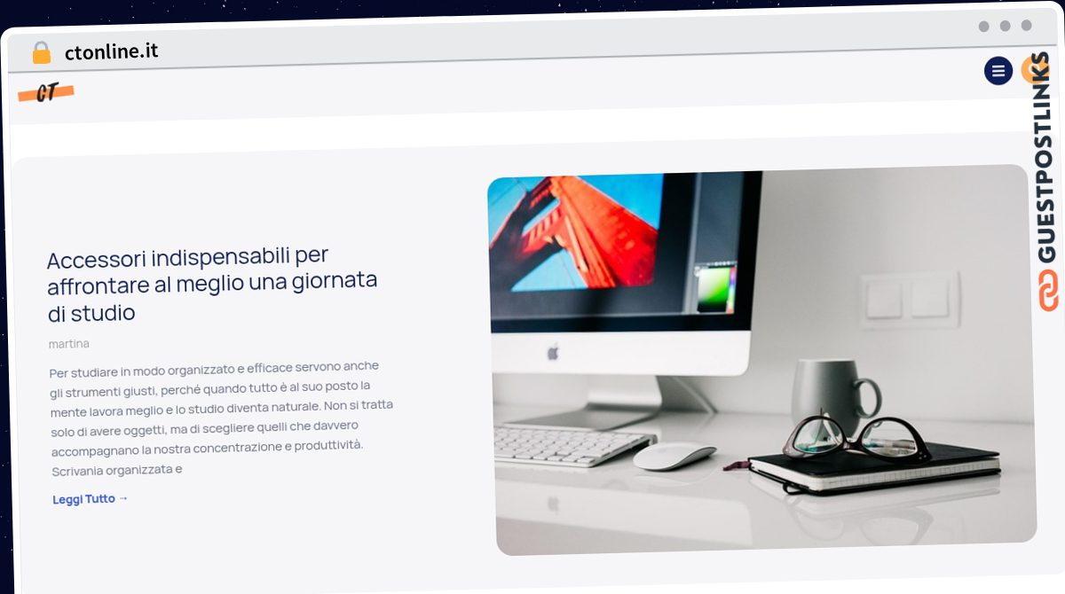 Publish Guest Post on ctonline.it