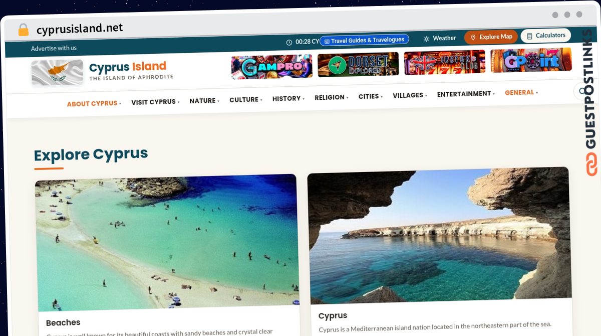 Publish Guest Post on cyprusisland.net