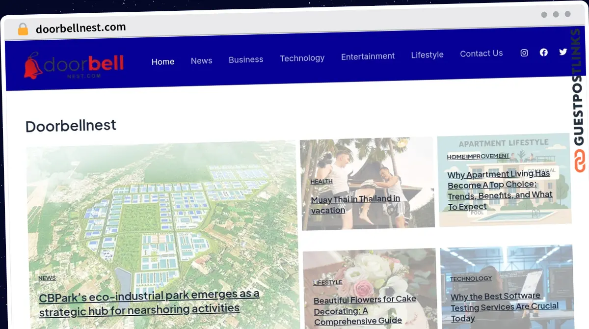 Publish Guest Post on doorbellnest.com