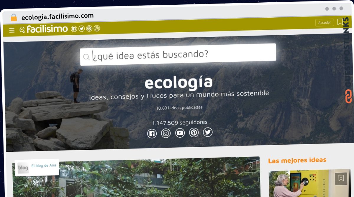 Publish Guest Post on ecologia.facilisimo.com