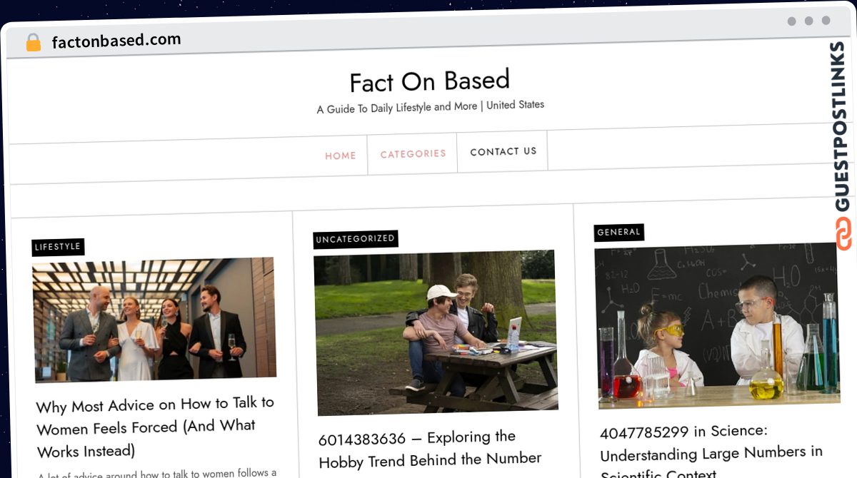 Publish Guest Post on factonbased.com