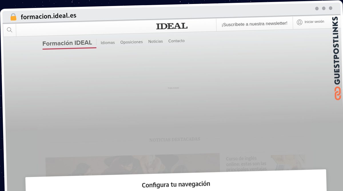 Publish Guest Post on formacion.ideal.es