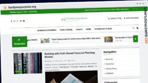 Publish Guest Post on fundyourpurpose.org