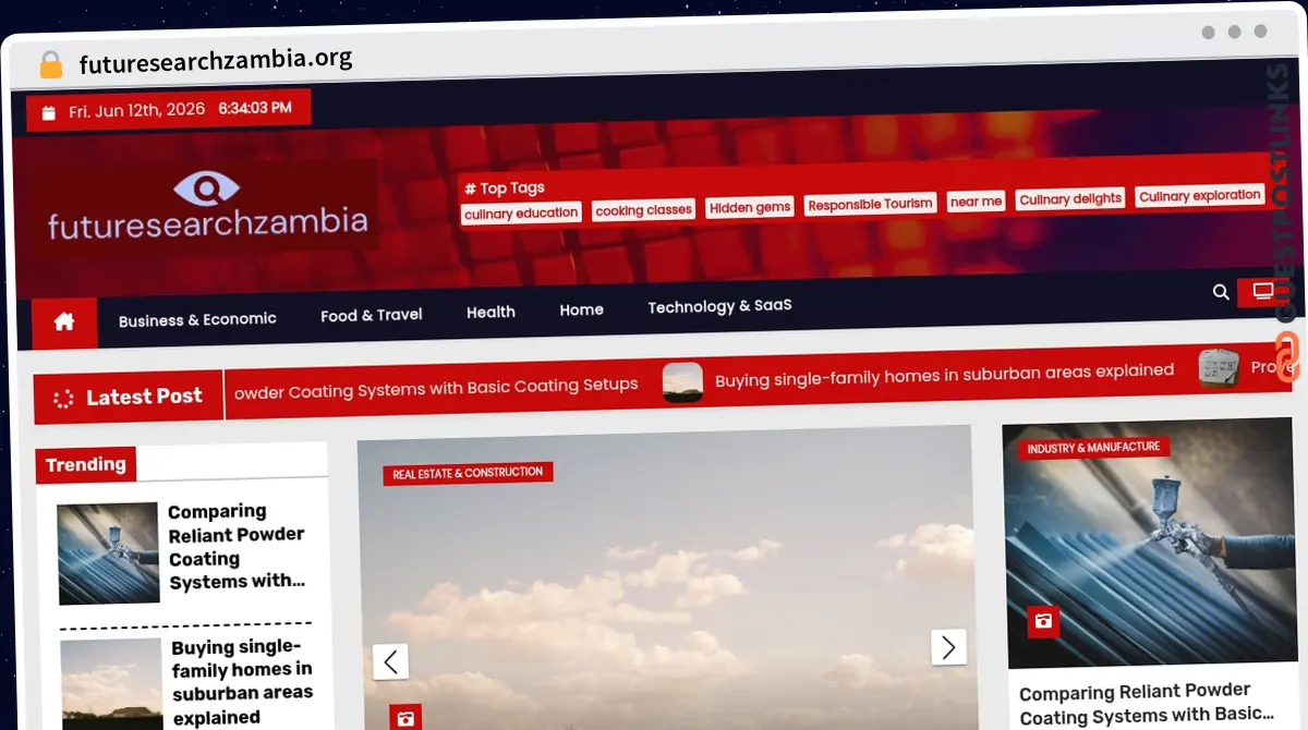Publish Guest Post on futuresearchzambia.org