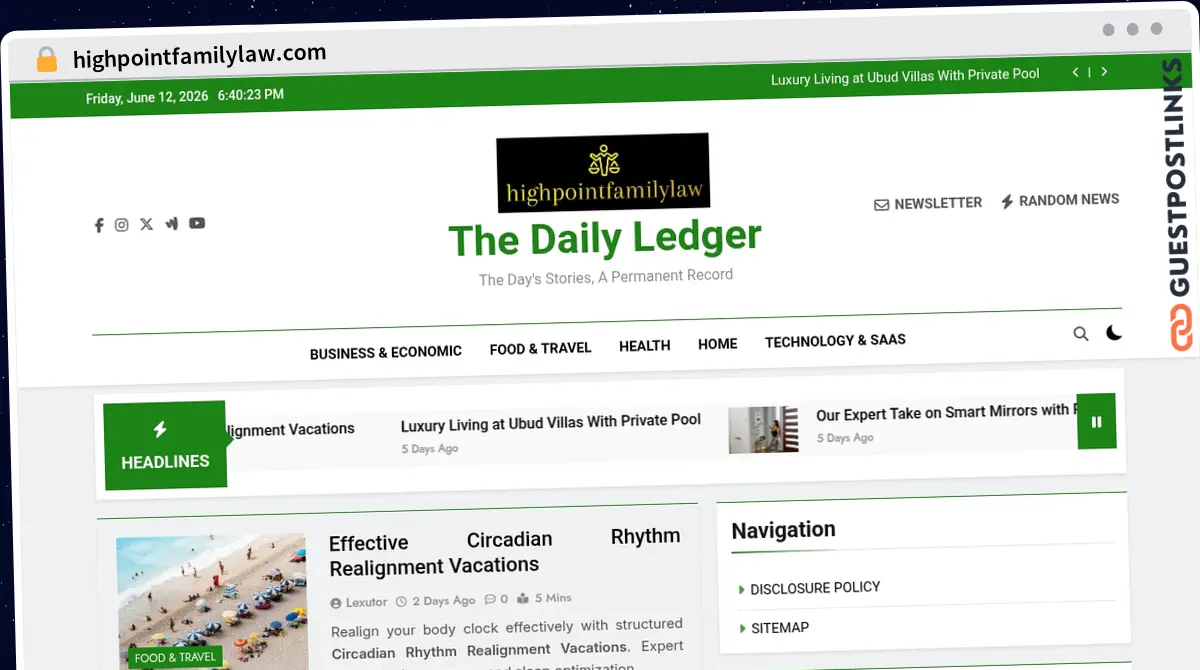 Publish Guest Post on highpointfamilylaw.com