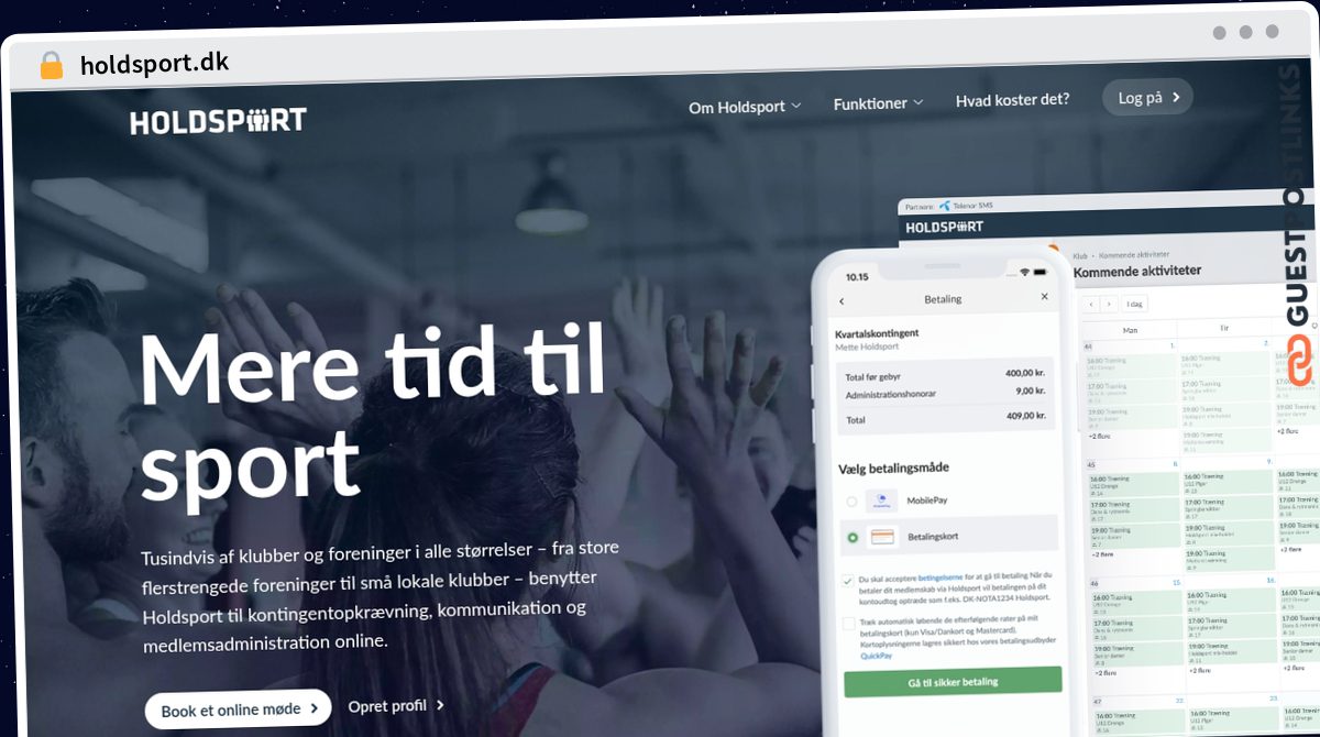 Publish Guest Post on holdsport.dk