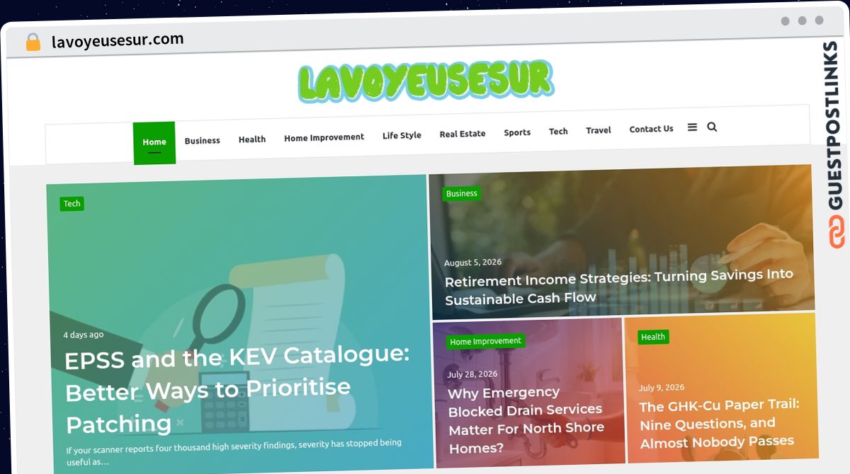 Publish Guest Post on lavoyeusesur.com