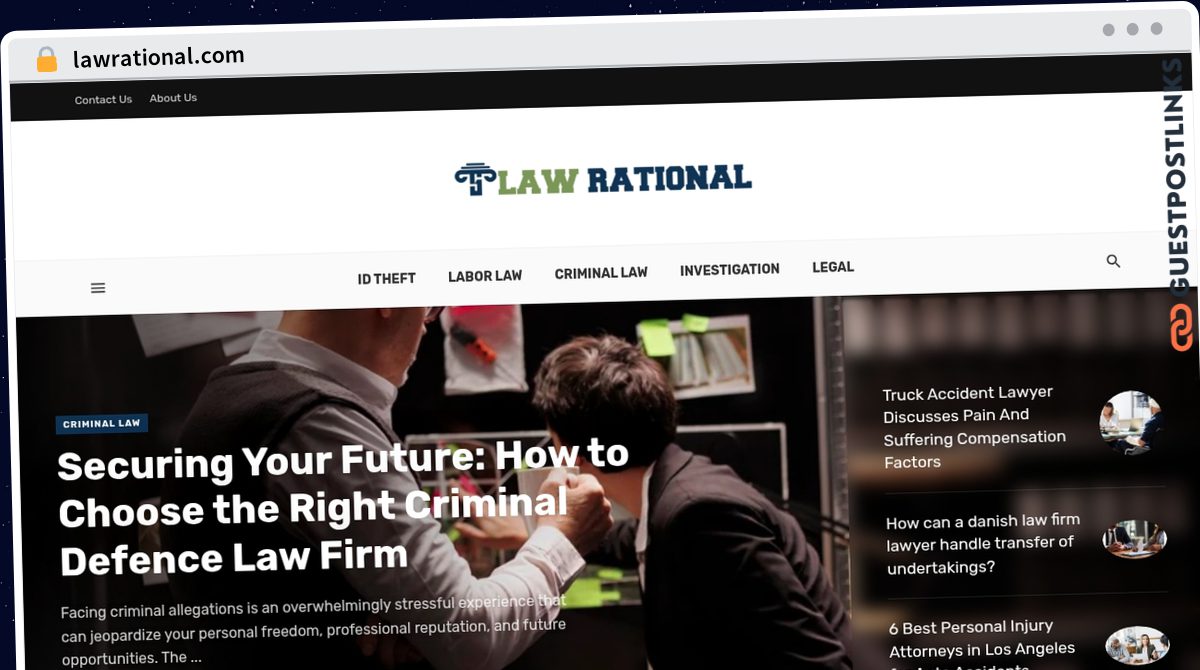 Publish Guest Post on lawrational.com