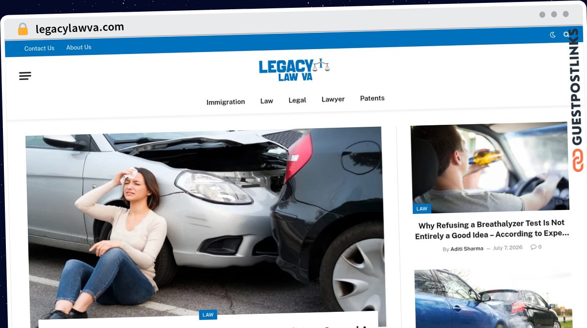 Publish Guest Post on legacylawva.com