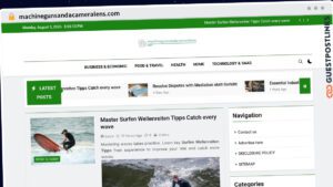 Publish Guest Post on machinegunsandacameralens.com