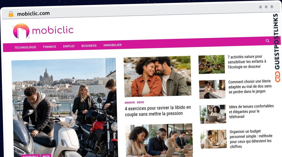 Publish Guest Post on mobiclic.com