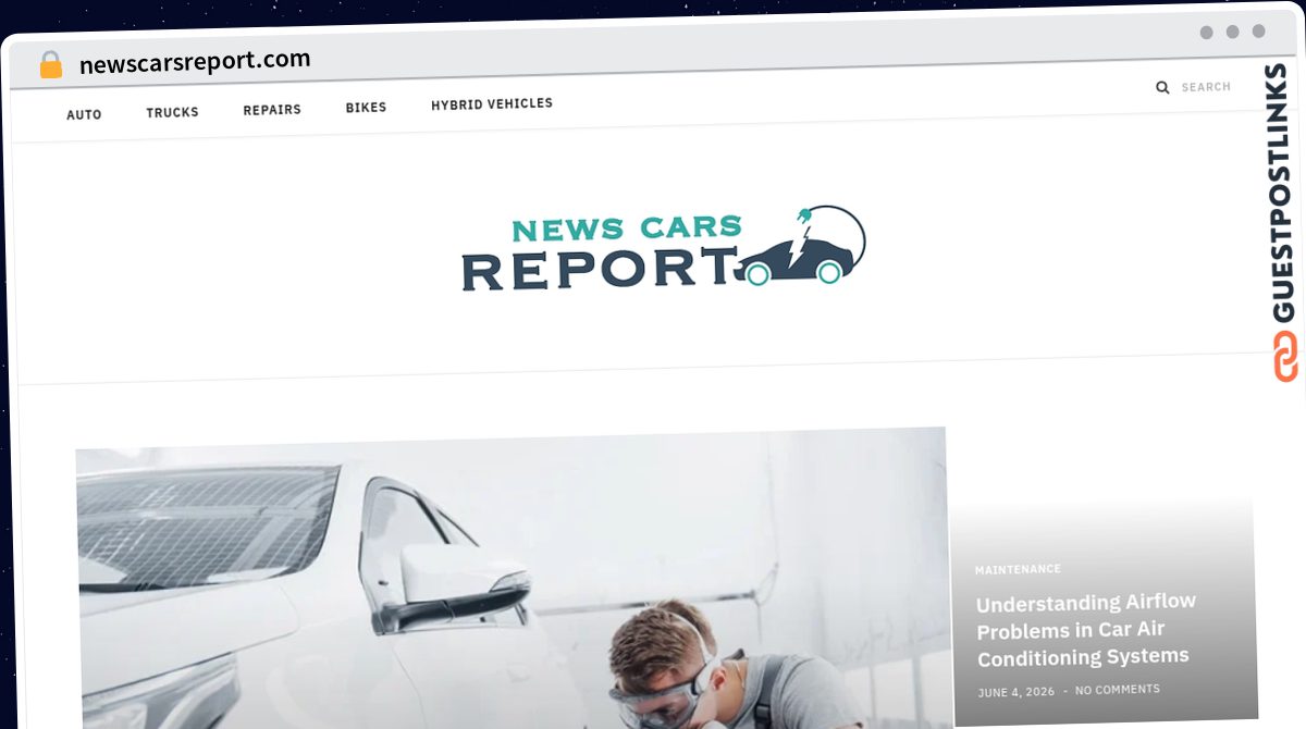 Publish Guest Post on newscarsreport.com