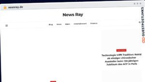 Publish Guest Post on newsray.de