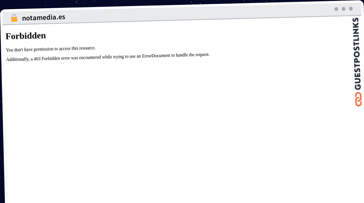Publish Guest Post on notamedia.es