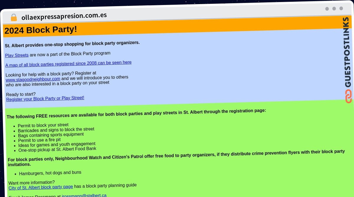 Publish Guest Post on ollaexpressapresion.com.es