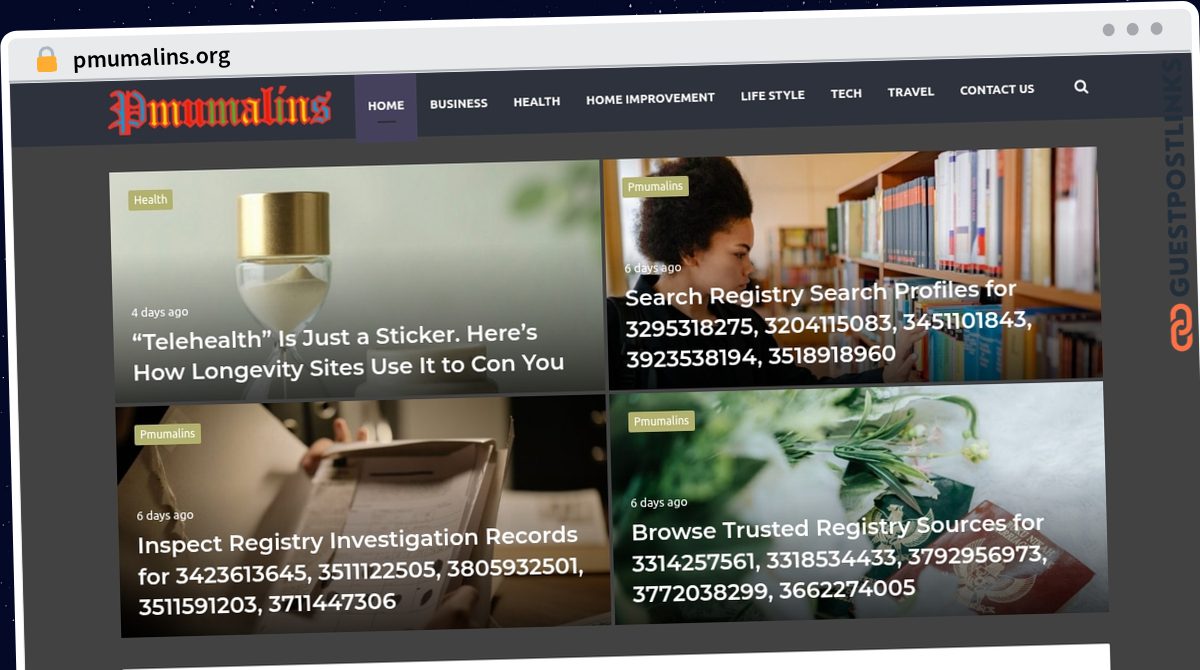 Publish Guest Post on pmumalins.org