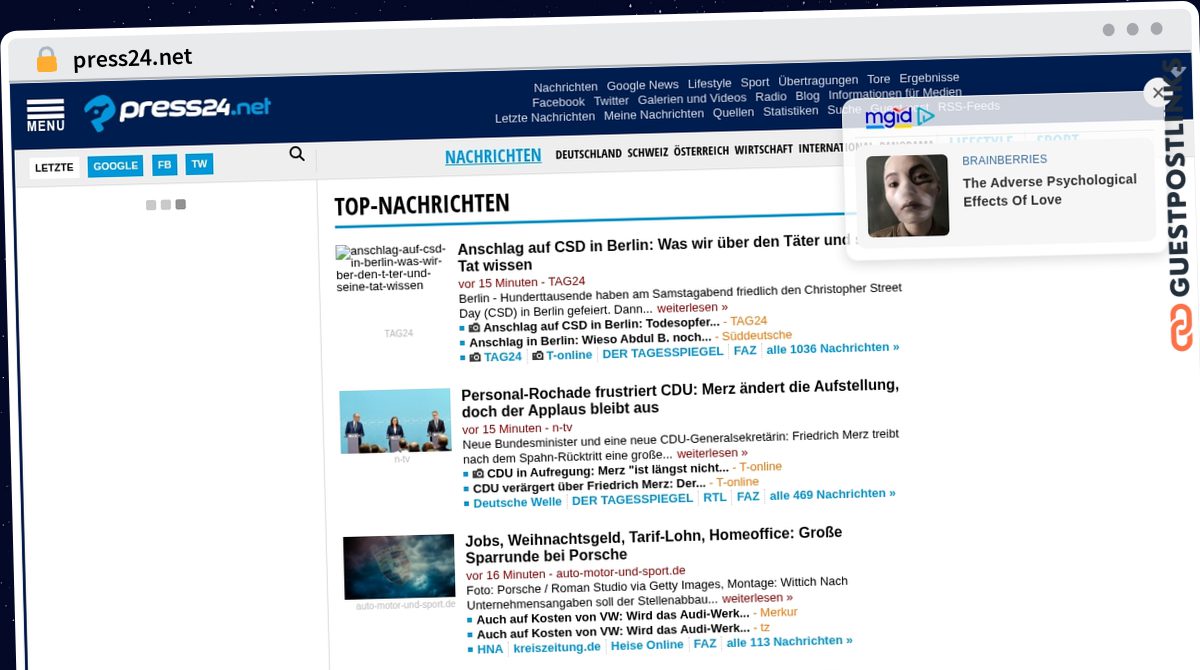 Publish Guest Post on press24.net