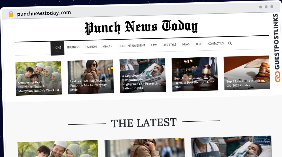 Publish Guest Post on punchnewstoday.com