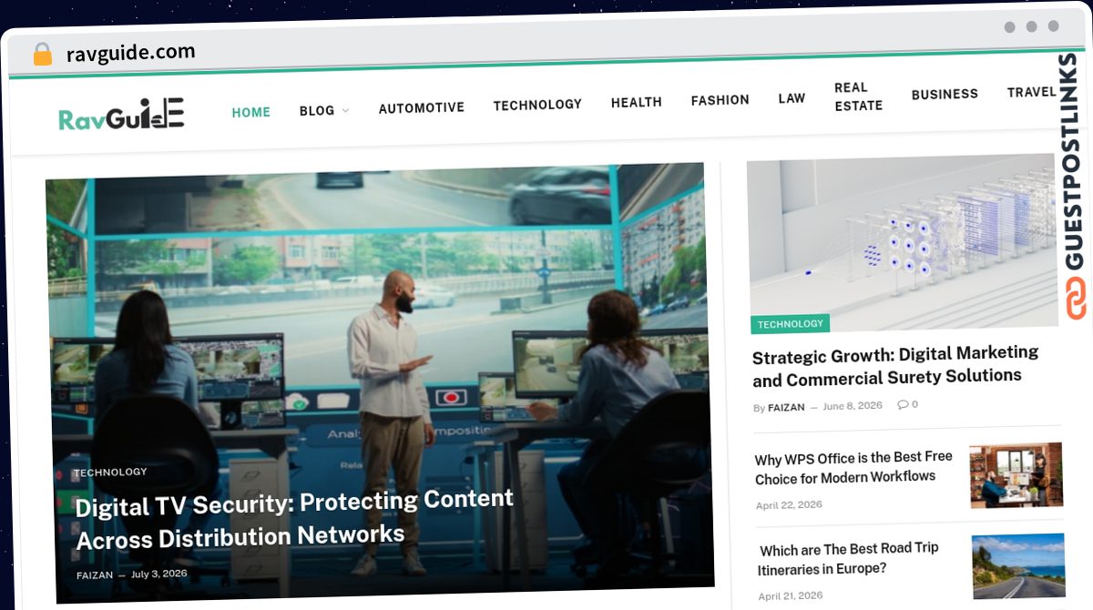 Publish Guest Post on ravguide.com