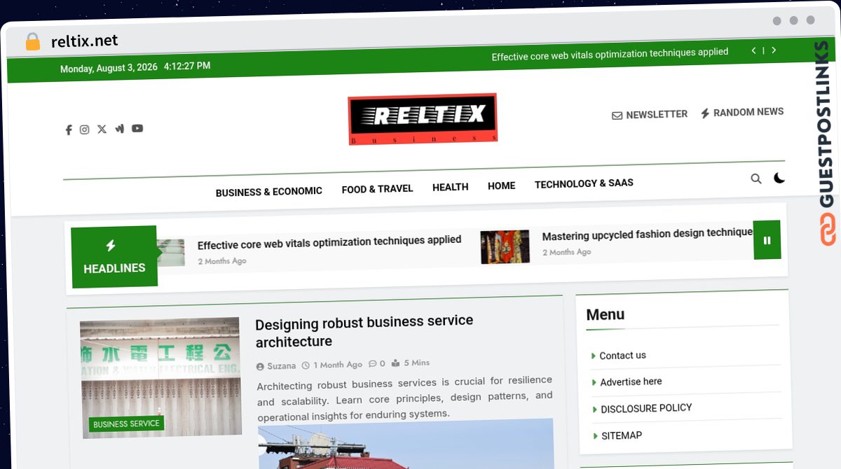 Publish Guest Post on reltix.net