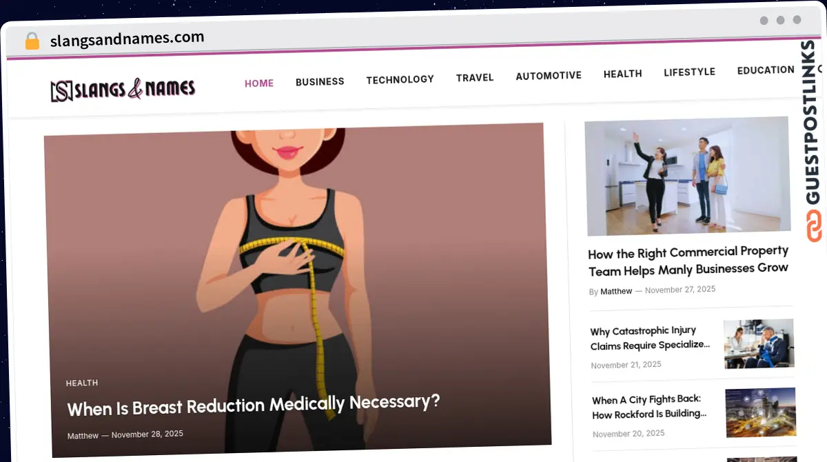 Publish Guest Post on slangsandnames.com