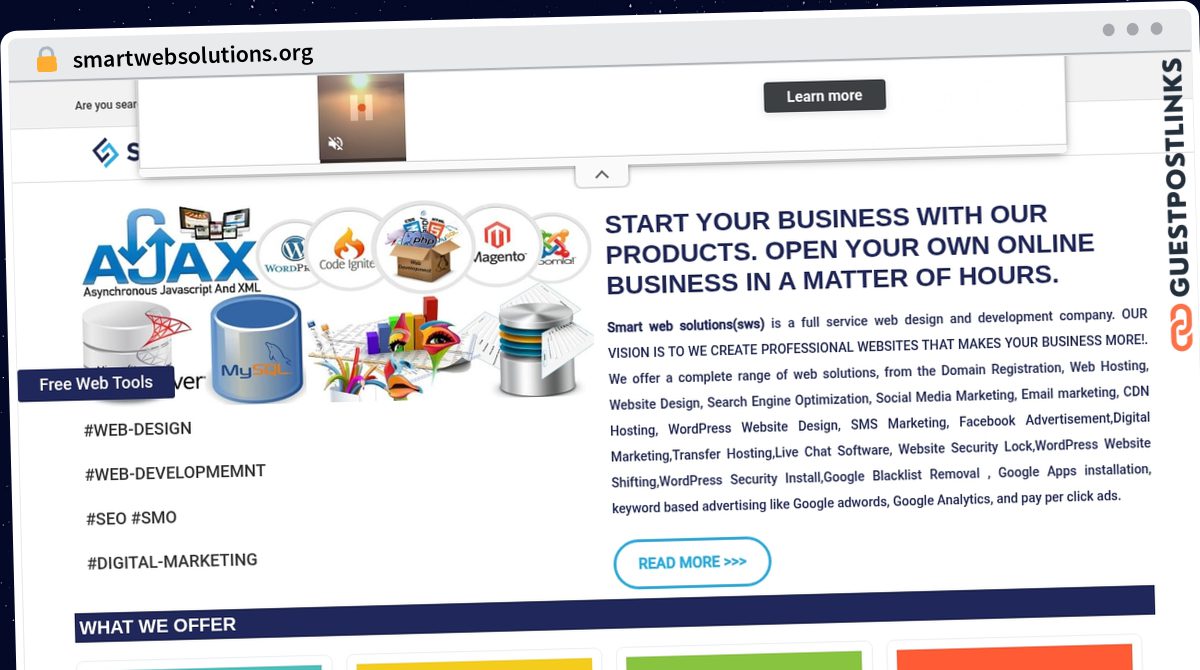 Publish Guest Post on smartwebsolutions.org