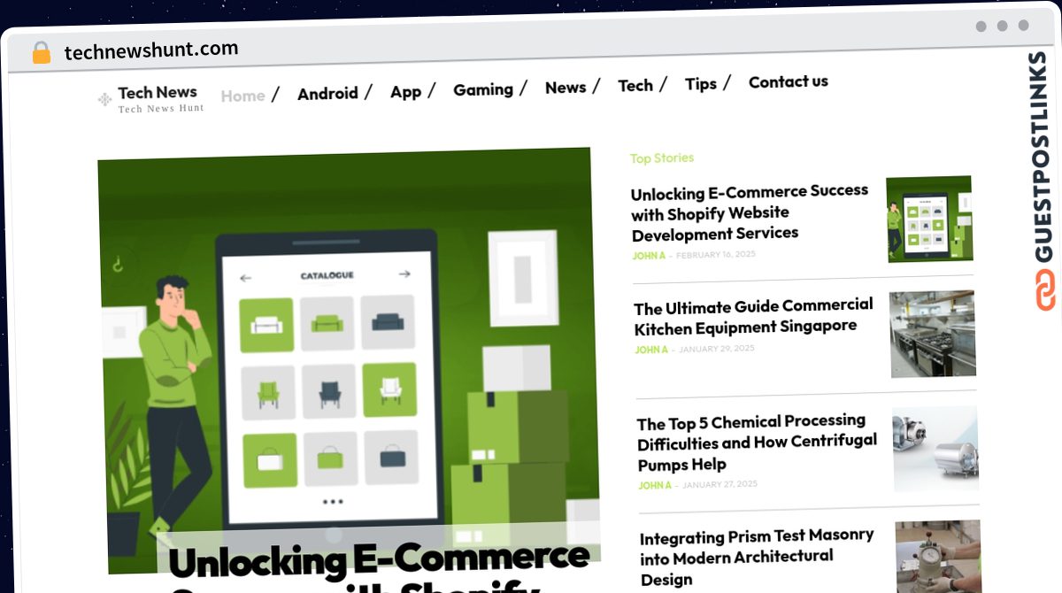 Publish Guest Post on technewshunt.com