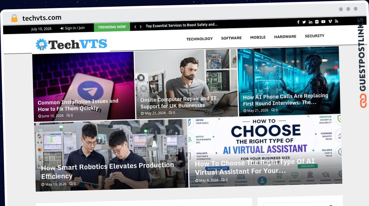 Publish Guest Post on techvts.com