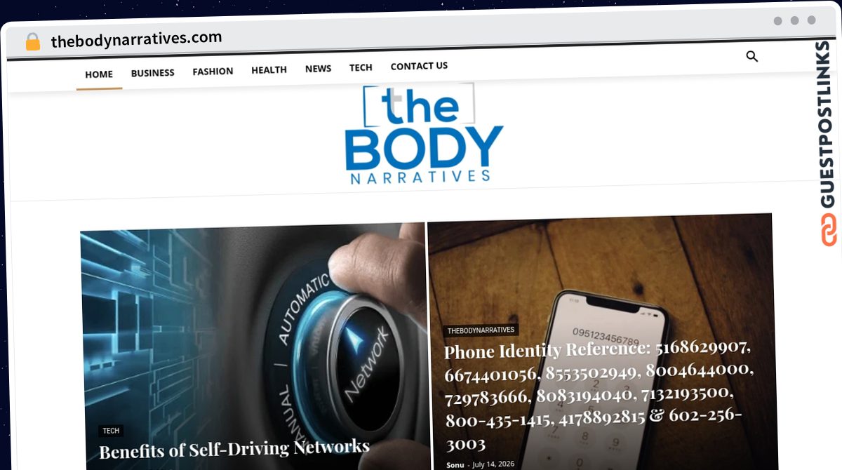 Publish Guest Post on thebodynarratives.com