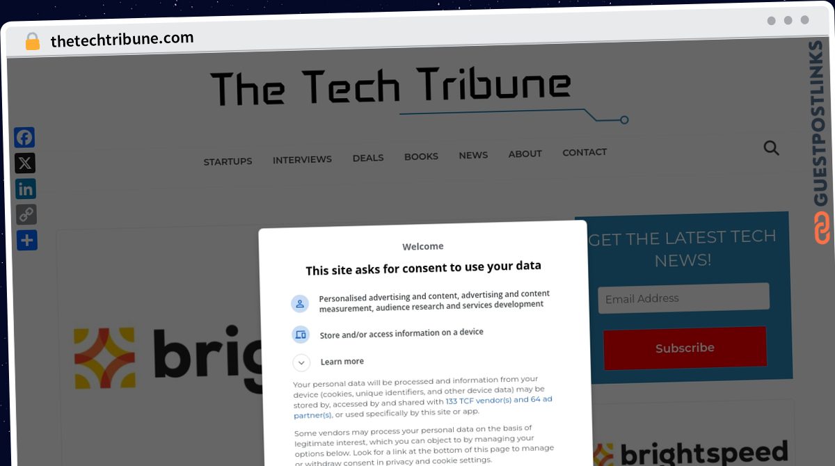 Publish Guest Post on thetechtribune.com