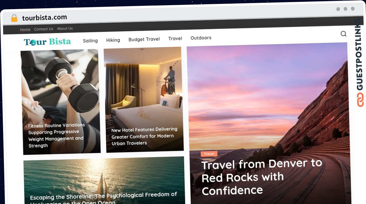 Publish Guest Post on tourbista.com