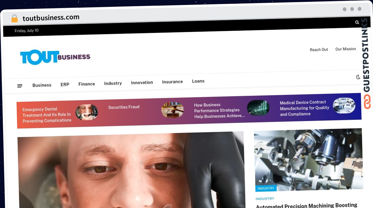 Publish Guest Post on toutbusiness.com