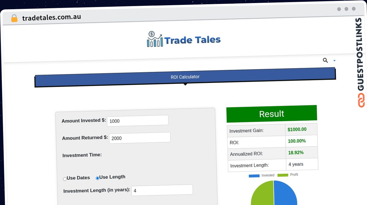 Publish Guest Post on tradetales.com.au