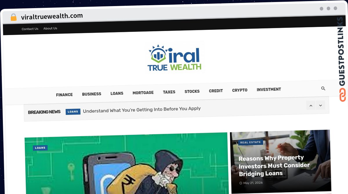 Publish Guest Post on viraltruewealth.com