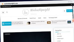 Publish Guest Post on walenshipnigltd.com