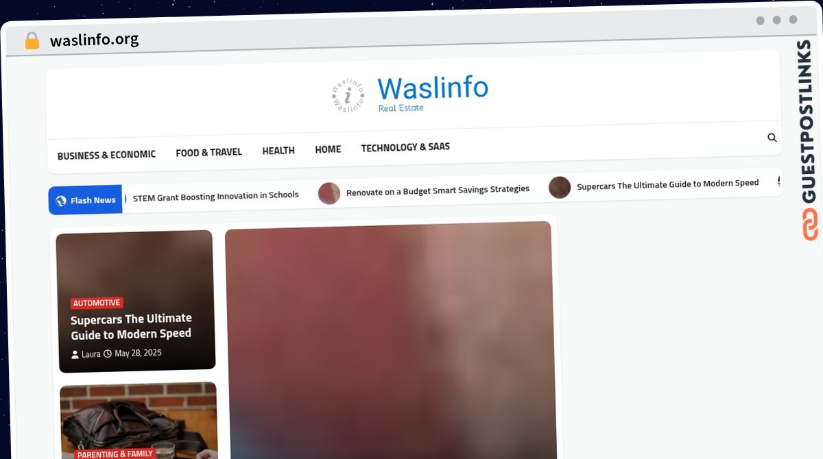 Publish Guest Post on waslinfo.org