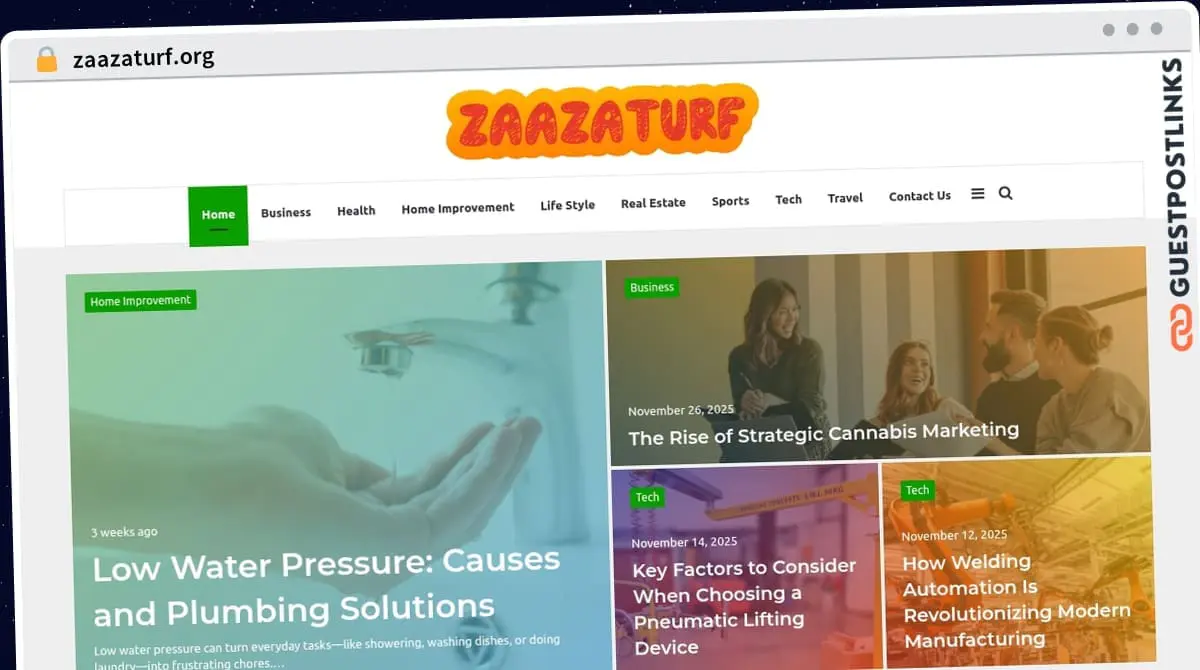 Publish Guest Post on zaazaturf.org