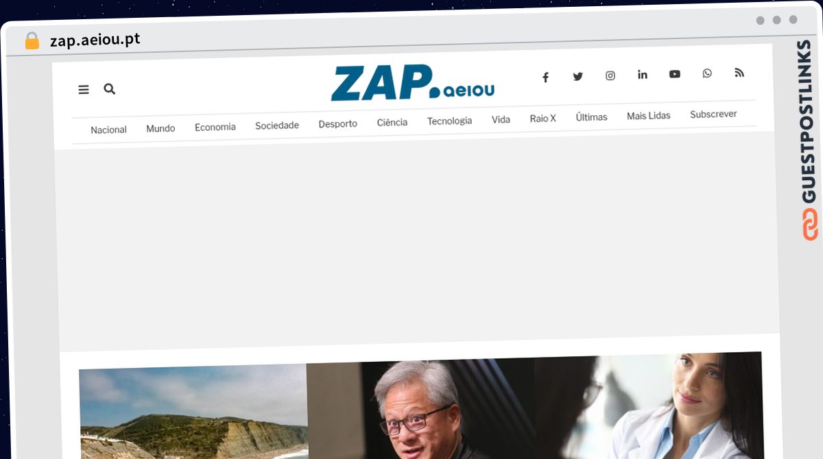 Publish Guest Post on zap.aeiou.pt