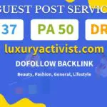 Buy Guest Post on luxuryactivist.com