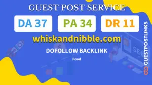 Buy Guest Post on whiskandnibble.com