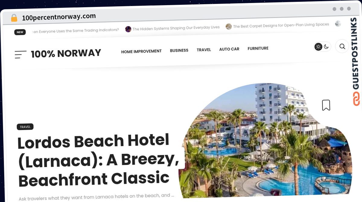 Publish Guest Post on 100percentnorway.com