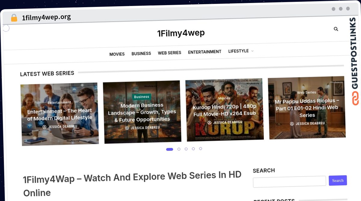 Publish Guest Post on 1filmy4wep.org
